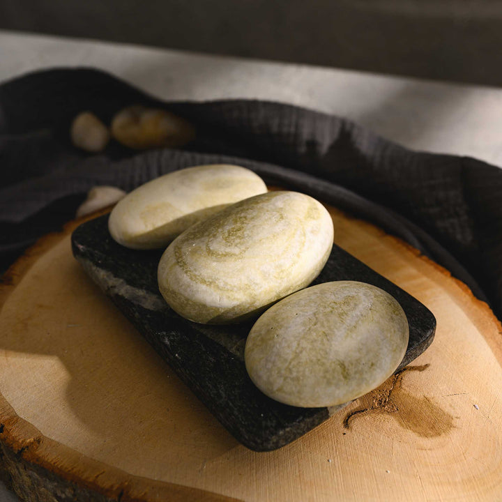Hazel River Stone Salt Soap Trio