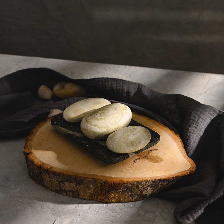 Hazel River Stone Salt Soap Trio