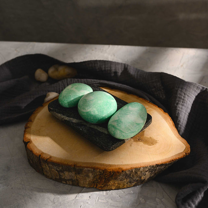 Liz River Stone Salt Soap Trio