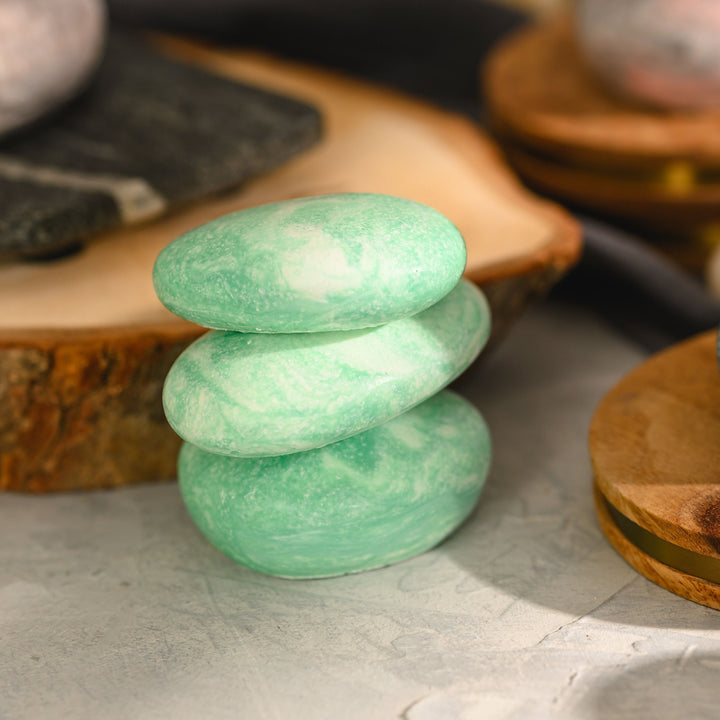 Liz River Stone Salt Soap Trio