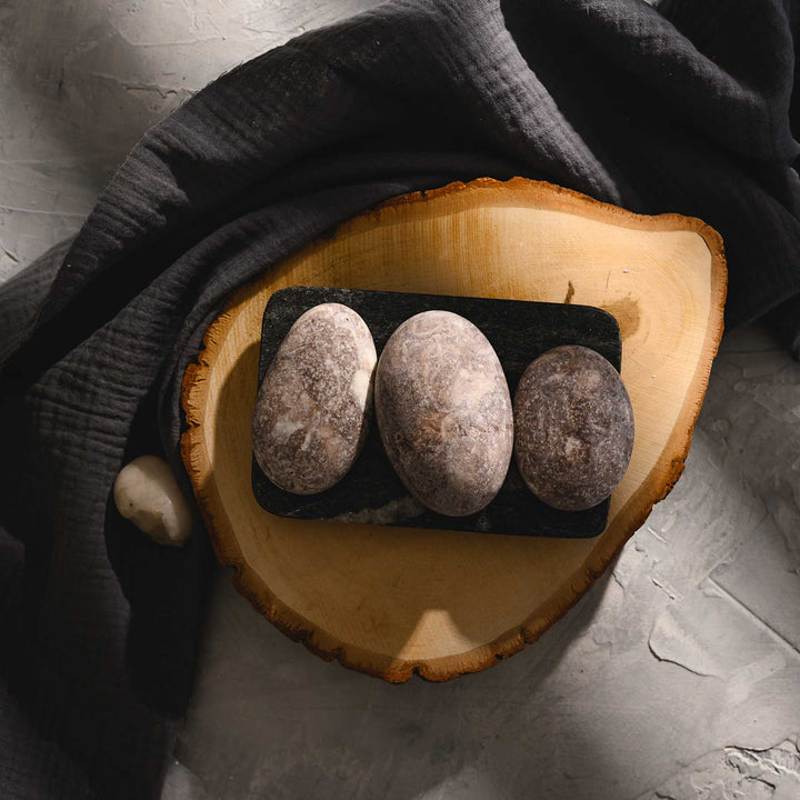 Nora River Stone Salt Soap Trio