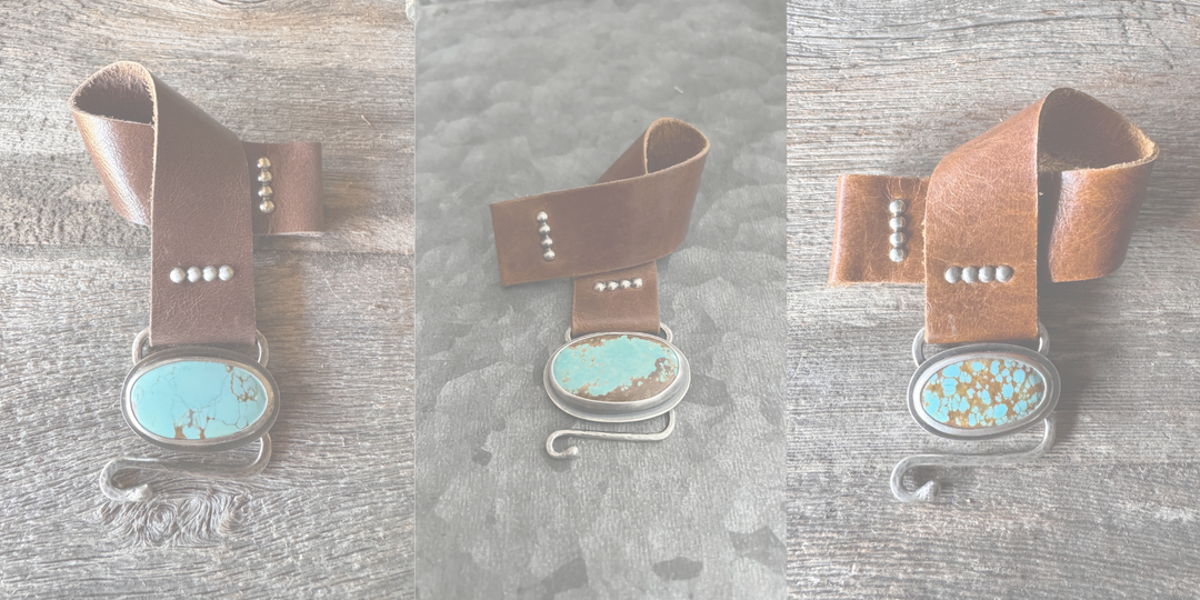 Highline Cuffs: A Leather Bracelet with Turquoise You’ll Live In