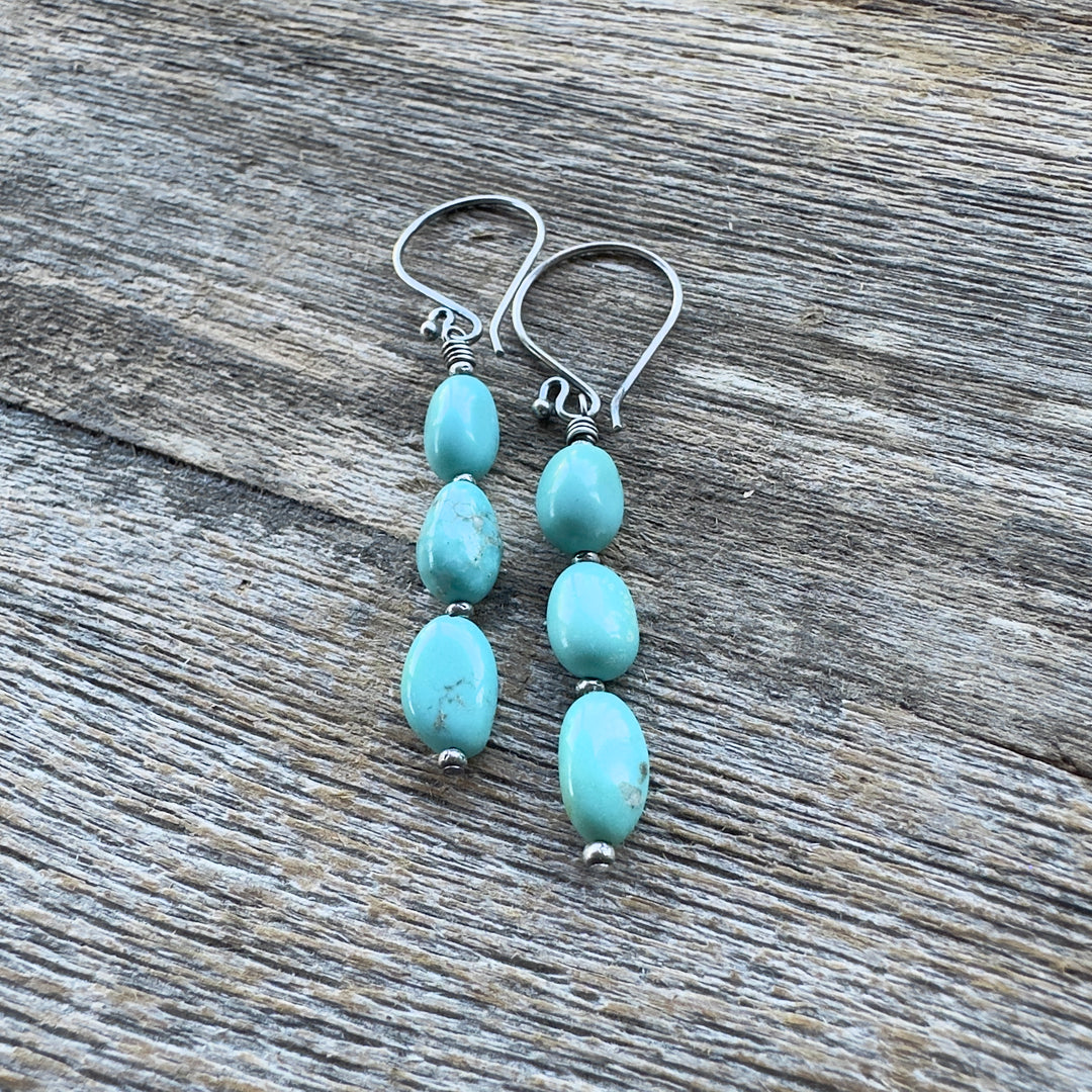 Spring Creek - Campitos Turquoise Nugget Earrings
