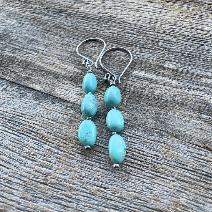 Spring Creek - Campitos Turquoise Nugget Earrings