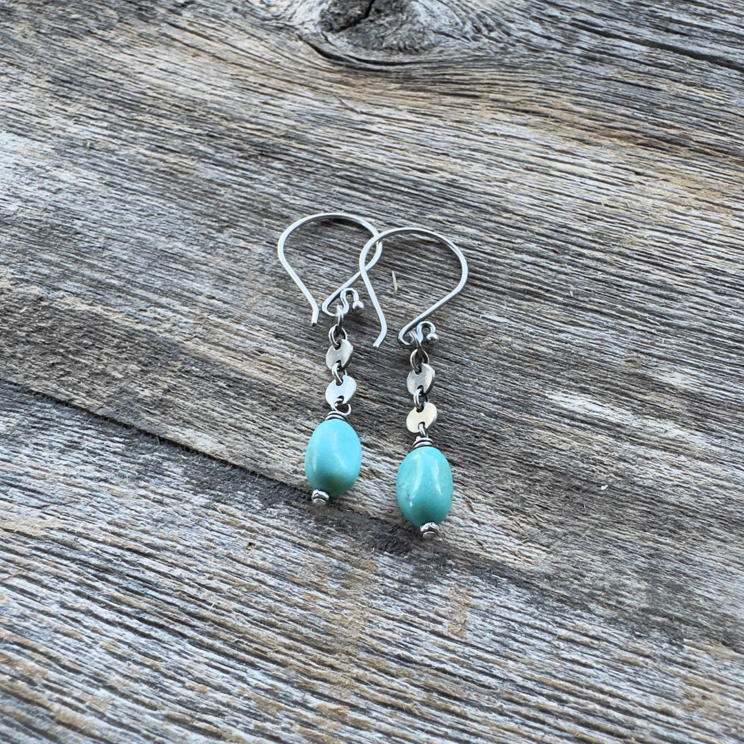 Spring Creek - Campitos Turquoise Sequin Earrings