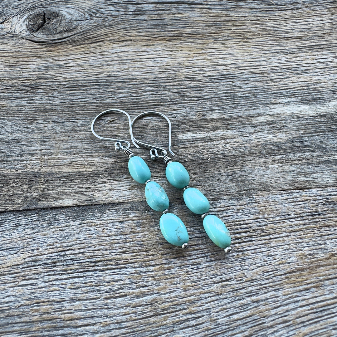 Spring Creek - Campitos Turquoise Nugget Earrings