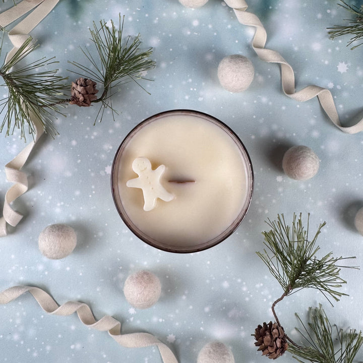 10 ounce Gingerbread Dreams Coconut Soy Candle