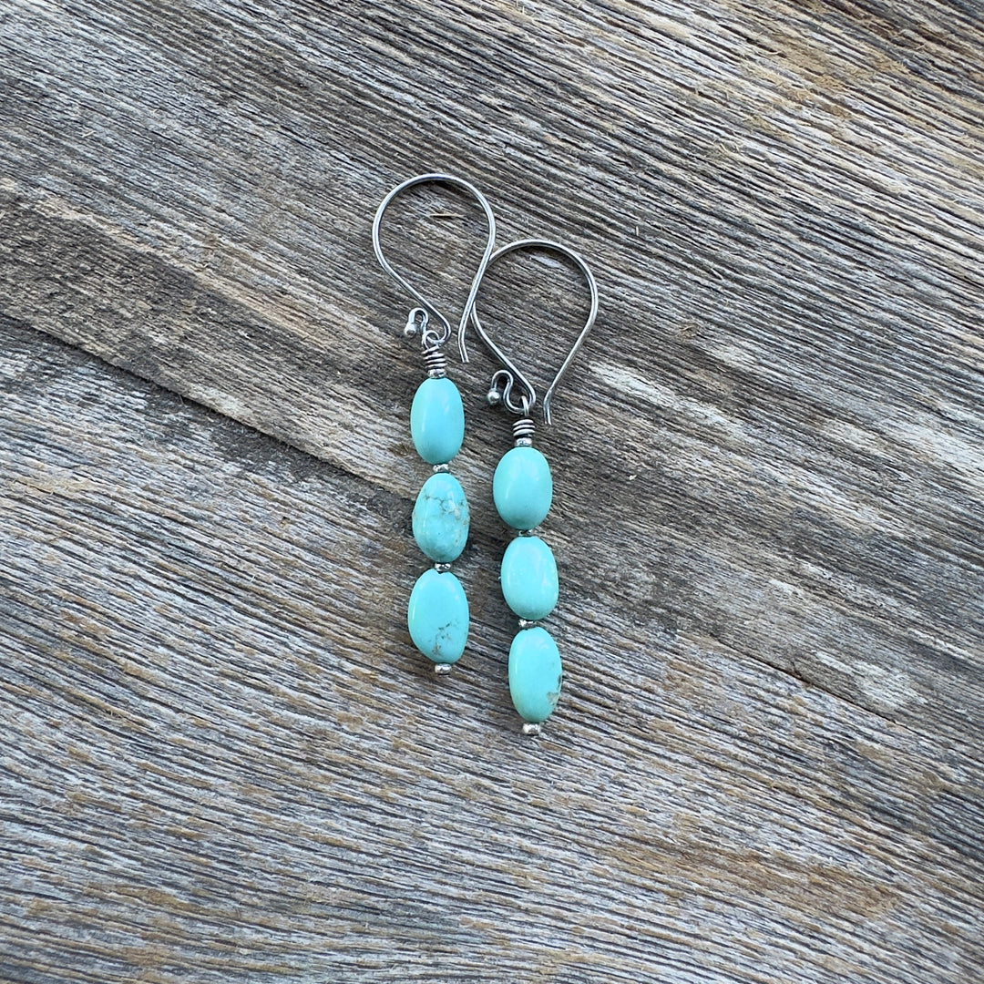 Spring Creek - Campitos Turquoise Nugget Earrings