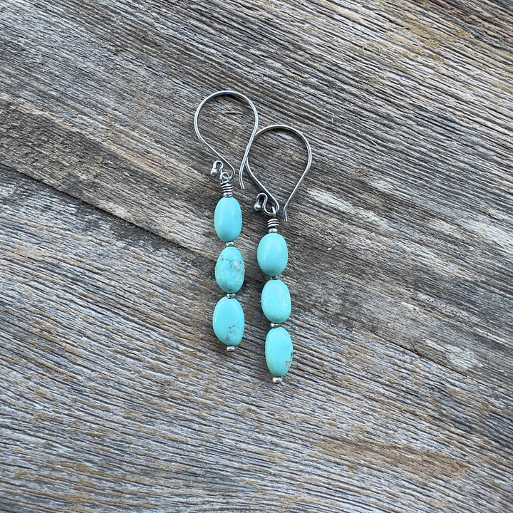 Spring Creek - Campitos Turquoise Nugget Earrings