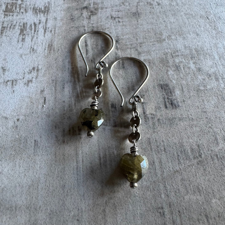 Of The Heart 1 7/8” Labradorite Earrings