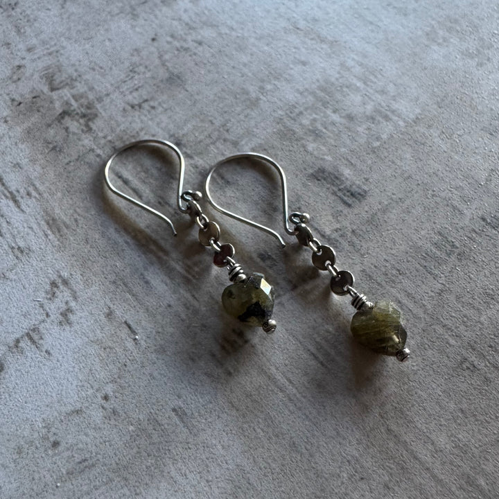 Of The Heart 1 7/8” Labradorite Earrings