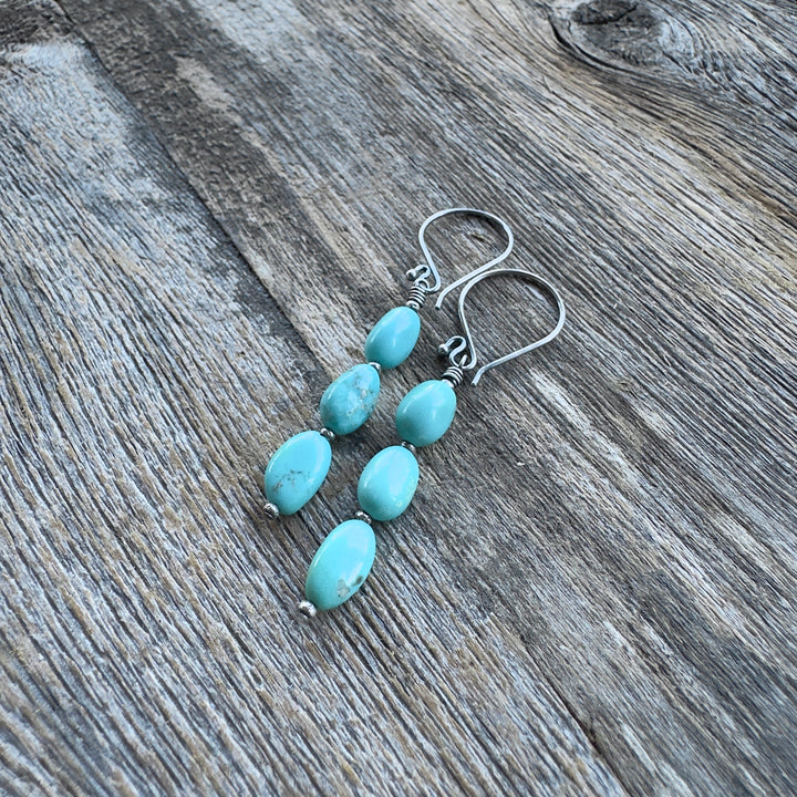 Spring Creek - Campitos Turquoise Nugget Earrings