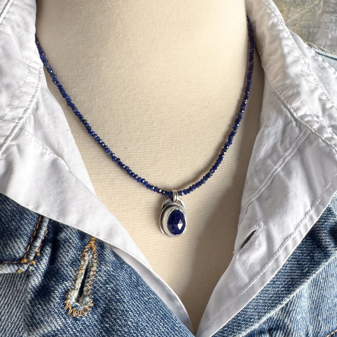 Midnight Sun Lapis Necklace