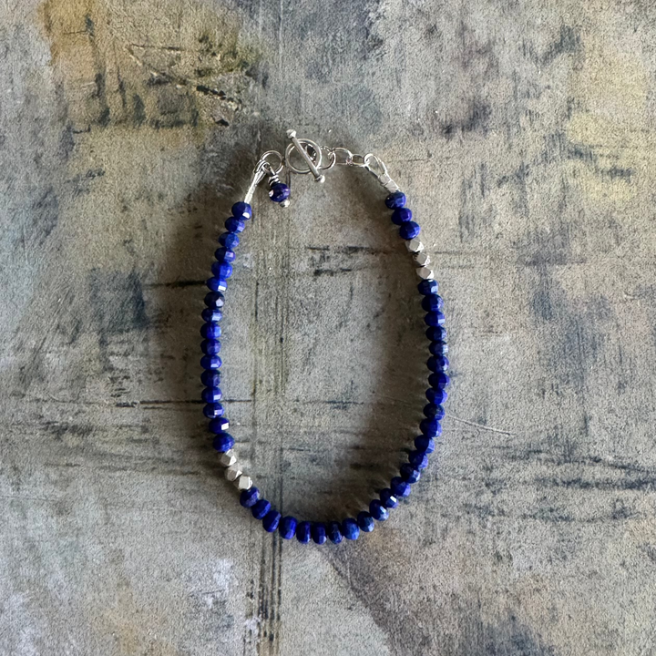 Midnight Sun Lapis Bracelet