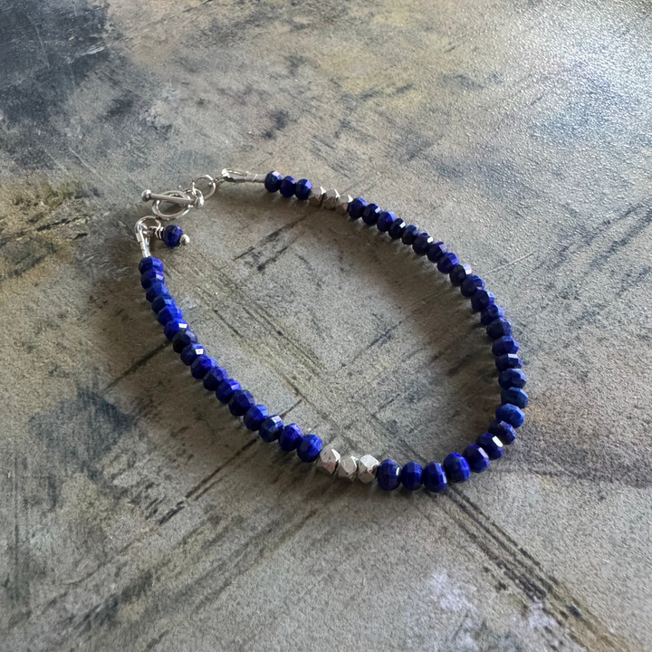 Midnight Sun Lapis Bracelet