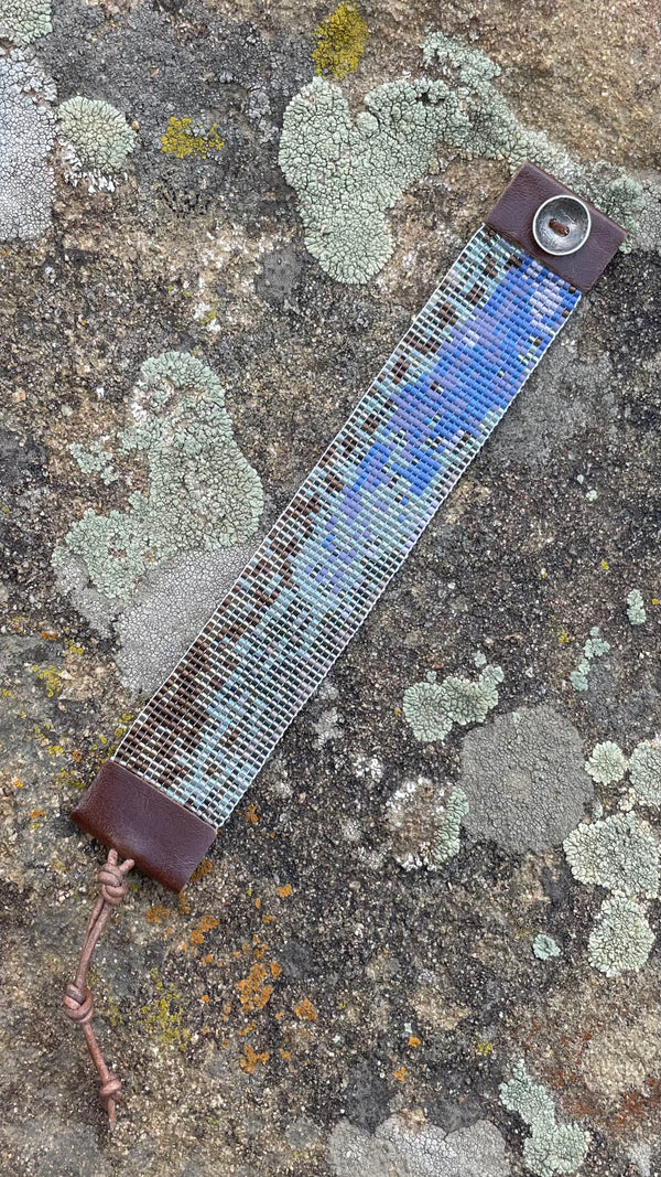 Rainbow Trout Seed Bead Cuff