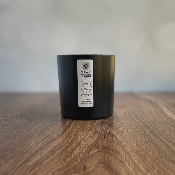 Smoked Caramel Pistachio 7 Ounce Candle