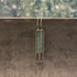 Long Sterling and Stone Stick Earrings Kate Extra Long